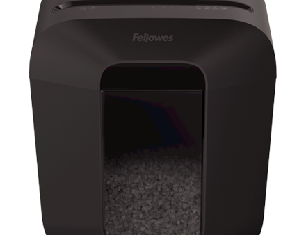 Fellowes Powershred LX25M Black, 11.5 L, Credit cards shredding, Mini-Cut Shredder, Paper handling standard/output 6 sheets per pass, Warranty 24 month(s)