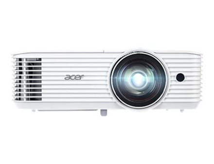 Acer S1386WH Projector, DLP 3D, WXGA, 3600lm, 20000/1