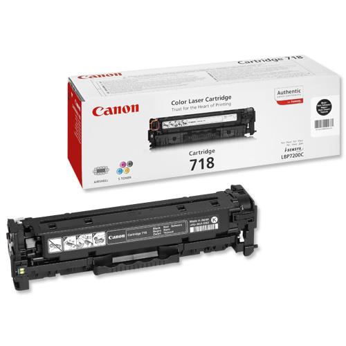 Cartridge Canon 718 (2662B002) contract BK 3400p. OEM