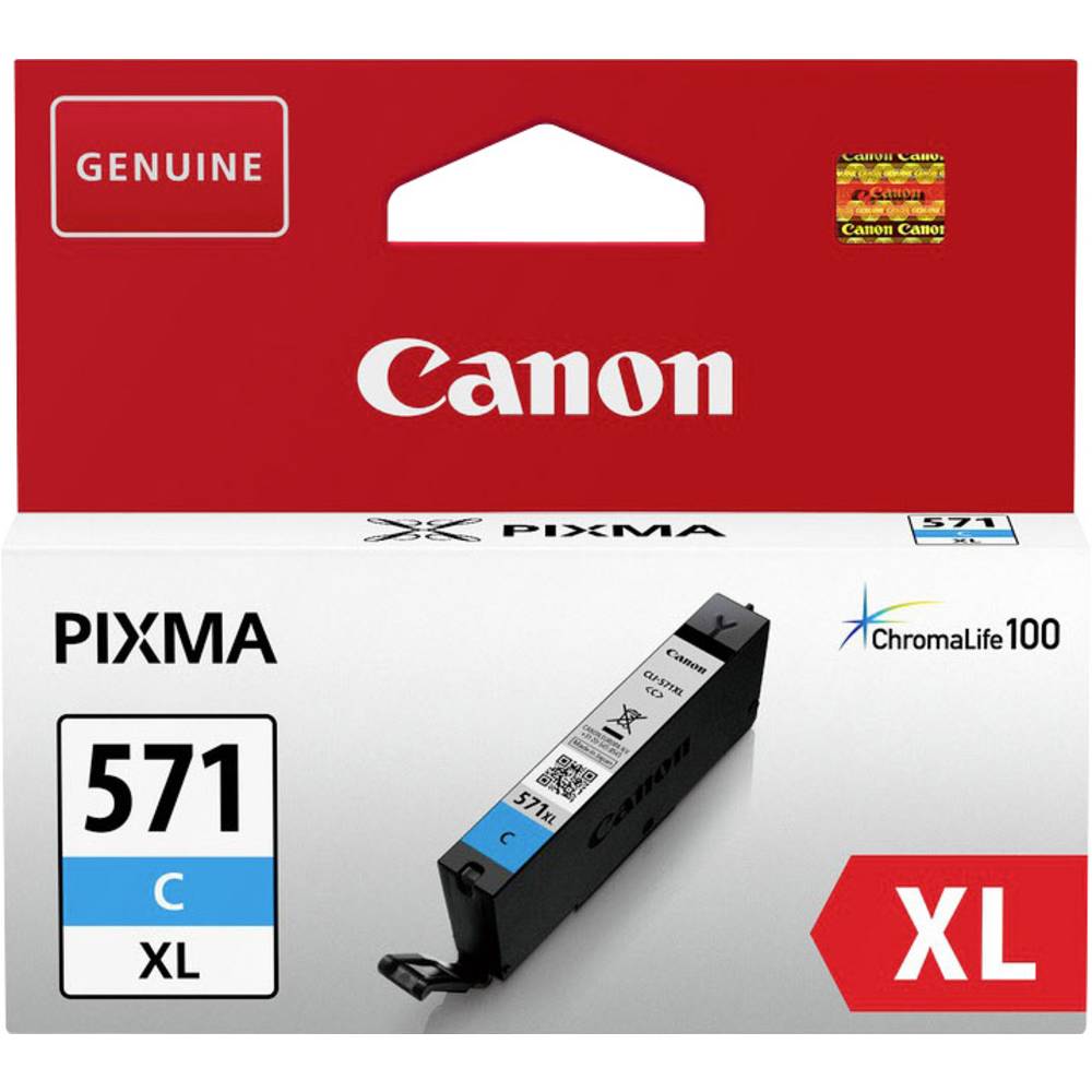 Ink Cartridge Canon CLI-571XL (0332C001) CY 11ml OEM