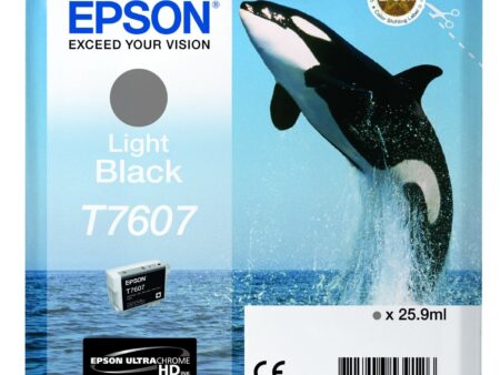 Ink Cartridge Epson T7607 (C13T76074010) GY 1Kp. OEM Expired 2023 Nowember