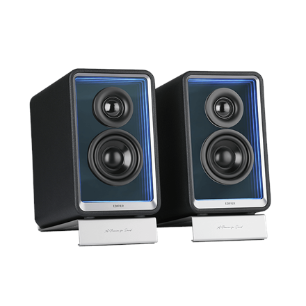 Edifier | Desktop Active Monitor with GaN Charger | QR65 | 70 W | Bluetooth | Black | ≥ 85 dB | Wireless connection - Image 2