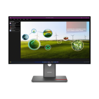 Lenovo ThinkVision | P27Q-40 | 27 " | IPS | 16:9 | 120 Hz | 4 ms | 350 cd/m² | HDMI ports quantity 1 | Eclipse black | Warranty 36 month(s)