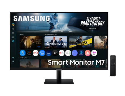 Samsung LS32FM700UUXDU 32" VA Smart Monitor M7 M70F 4K, 3840x2160/16:9/300cd/m2/4ms/HDMI USB | Samsung
