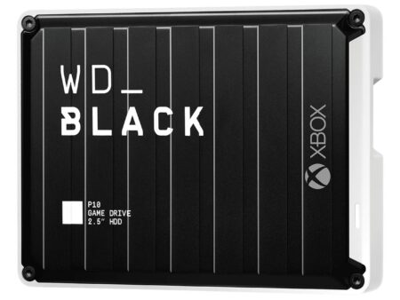 External HDD WESTERN DIGITAL P10 Game Drive 5TB USB 3.2 Colour Black WDBA5G0050BBK-WESN