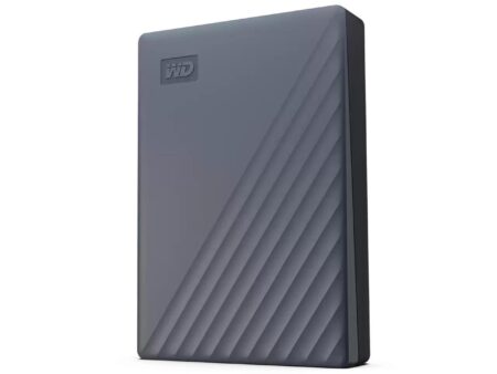 External HDD WESTERN DIGITAL My Passport WDBY3J0060BGY-WESN 6TB USB-C Colour Grey WDBY3J0060BGY-WESN