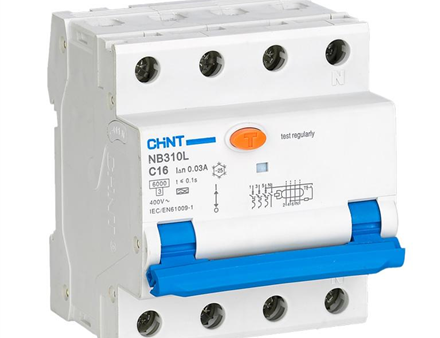 Chint | Circuit breaker RCBO, NB310L/3N, 3P+N, C20, 30mA, A, 6kA | NB310L3PN30MAA20C