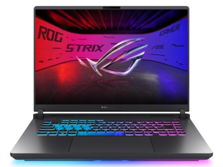 Notebook ASUS ROG Strix G16 (2025) G615LW-S5075W CPU  Core Ultra U9-275HX 2700 MHz 16" 2560x1600 RAM 16GB DDR5 5600 MHz SSD 1TB NVIDIA GeForce RTX 5080 16GB ENG Windows 11 Home Eclipse Grey 2.65 kg 90NR0LG1-M002T0