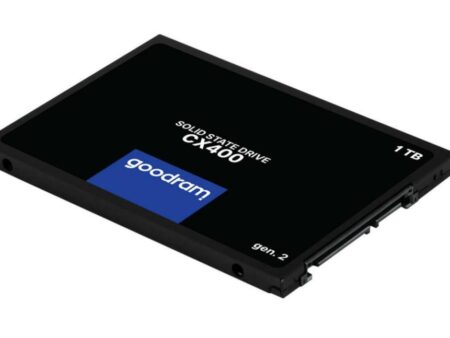 SSD GOODRAM CX400 GEN.2 1TB SATA 3D TLC Write speed 500 MBytes/sec Read speed 550 MBytes/sec 2,5" TBW 720 TB MTBF 2000000 hours SSDPR-CX400-01T-G2