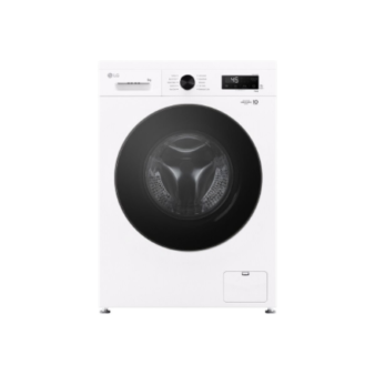 LG Washing machine | F4X1009NWB | Energy efficiency class A | Front loading | Washing capacity 9 kg | 1400 RPM | Depth 55 cm | Width 60 cm | Display | LED | Steam function | Direct drive | Wi-Fi | White