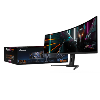 Gigabyte | CO49DQ | 49 " | OLED | DQHD | 32:9 | 144 Hz | 3 ms | 5120 x 1440 pixels | 250 cd/m² | HDMI ports quantity 	 2 x HDMI 2.1 | Black | Warranty 36 month(s)