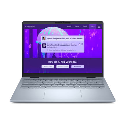 Dell Plus 14 DB14250 | Ice Blue | 14 " | 2.5K | 2560 x 1600 pixels | Anti-glare | Intel Core Ultra 7 | 256V | 16 GB | LPDDR5X | Solid-state drive capacity 512 GB | Intel Arc Graphics | Windows 11 Pro | 802.11be | Keyboard language English | Keyboard backlit | Warranty 36 month(s) | Battery warranty 12 month(s)
