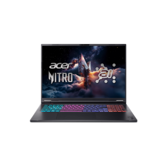 Acer | Nitro 18 AI AN18-61-R25V | Obsidian Black | 18 " | IPS | WQXGA | 2560 x 1600 pixels | AMD Ryzen AI 7 | 350 | 16 GB | DDR5 | Solid-state drive capacity 1000 GB | NVIDIA GeForce RTX 5060 | GDDR7 | 8 GB | Windows 11 Home | 802.11ax | Bluetooth version 5.3 | Keyboard language US international | Keyboard backlit | Warranty 24 month(s)