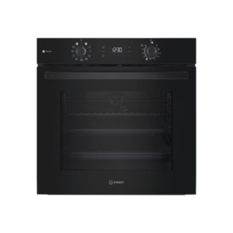 INDESIT Oven | IO K58HS B | 71 L | Electric | Hydrolytic | Electronic | Height 59.5 cm | Width 59.5 cm | Black