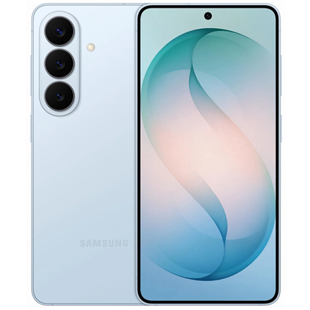 Samsung S26 (S942) | Galaxy | Skye Blue | 6.3 " | Dynamic LTPO AMOLED 2X | 1080 x 2340 pixels | Qualcomm | Snapdragon 8 Elite Gen 5 (3 nm) | Internal RAM 12 GB | 256 GB | Dual SIM | 5G | Main camera resolution 50+12+10 MP | Secondary camera resolution 12 MP | Android | 4300 mAh | 16