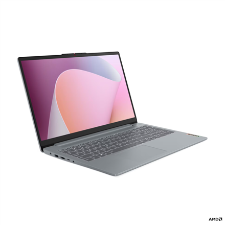 Lenovo IdeaPad Slim 3 15ABR8 AMD | Arctic Grey | 15.6 " | IPS | FHD | 1920 x 1080 pixels | Anti-glare | AMD Ryzen 7 | 5825U | 16 GB | Soldered DDR4 | Solid-state drive capacity 512 GB | AMD Radeon Graphics | Windows 11 Home | 802.11ax | Bluetooth version 5.2 | Keyboard language Nordic | Warranty 24 month(s) | Battery warranty 12 month(s)