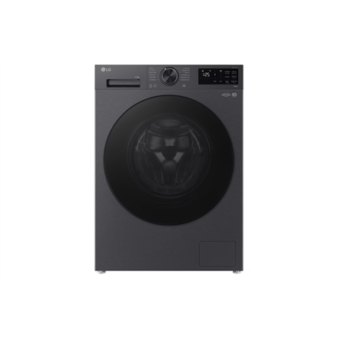 LG Washing machine | F4X5011TBB | Energy efficiency class A | Front loading | Washing capacity 11 kg | 1400 RPM | Depth 57 cm | Width 60 cm | Display | LED | Steam function | Direct drive | Wi-Fi | Matte Black