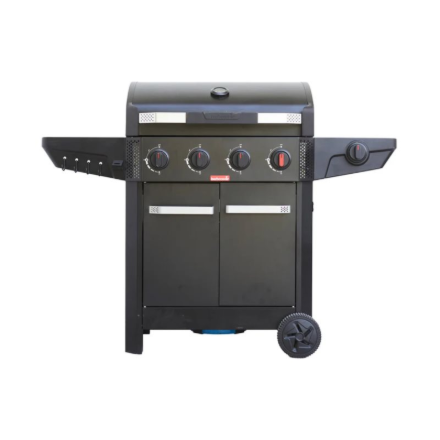 Barbecook Gas Barbecue Luca 412 with Cabinet and Sideburner, 145.4 x 60.3 x 112.3 cm | BC-GAS-3100 - Image 2