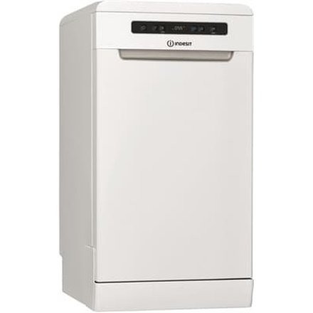 INDESIT Dishwasher | DSFO 3T224 C | Free standing | Width 45 cm | Number of place settings 10 | Number of programs 9 | Energy efficiency class E | Display | White - Image 2