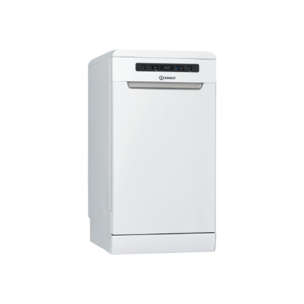 INDESIT Dishwasher | DSFO 3T224 C | Free standing | Width 45 cm | Number of place settings 10 | Number of programs 9 | Energy efficiency class E | Display | White - Image 3
