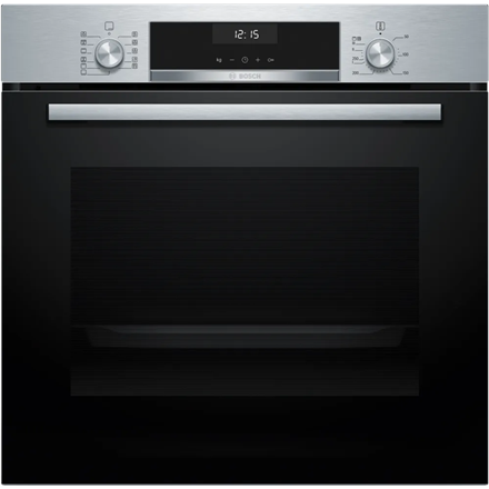 Bosch Oven | HBG517CS4 | 71 L | Electric | Hydrolytic | Control knob | Height 59.5 cm | Width 59.4 cm | Stainless steel - Image 2