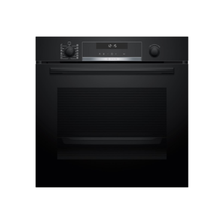Bosch Oven | HBG578EB7 | 71 L | Electric | Pyrolysis | Knobs | Height 59.5 cm | Width 59.4 cm | Black - Image 2