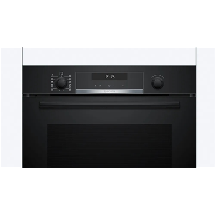 Bosch Oven | HBG578EB7 | 71 L | Electric | Pyrolysis | Knobs | Height 59.5 cm | Width 59.4 cm | Black - Image 3