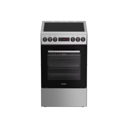 INDESIT Cooker | IS5V8CSX/P | Hob type Ceramic | Oven type Electric | Stainless Steel | Width 50 cm | Grilling | Depth 60 cm | 55 L - Image 2