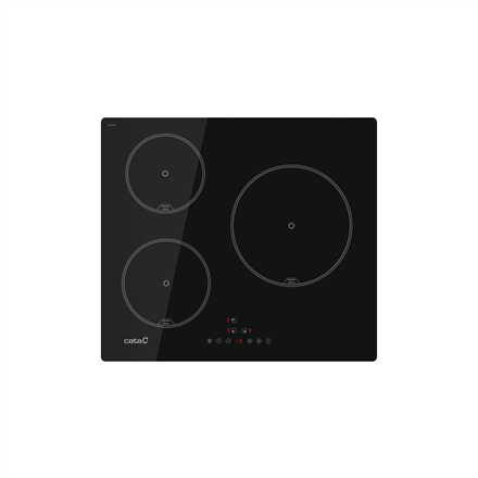 CATA Hob | IB 6403E2 BK | Induction | Number of burners/cooking zones 3 | Touch | Timer | Black - Image 3