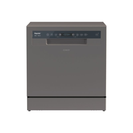 Candy Dishwasher | CP 8F9FFA | Free standing | Width 55 cm | Number of place settings 8 | Number of programs 8 | Energy efficiency class F | Display | Antracite - Image 2