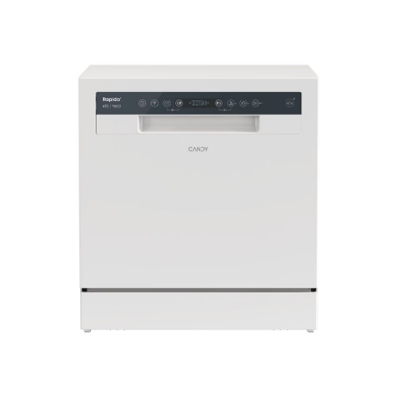Candy Dishwasher | CP 8F9FFW | Free-standing | Width 55 cm | Number of place settings 8 | Number of programs 8 | Energy efficiency class F | Display | White - Image 2