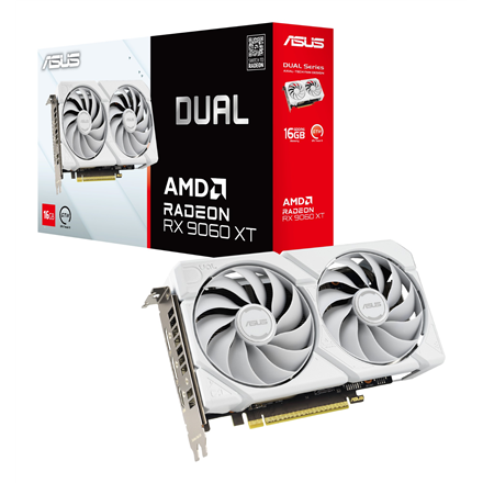 Asus Dual Radeon RX 9060 XT 16GB GDDR6 | AMD | 16 GB | Radeon RX 9060 XT | GDDR6 | HDMI ports quantity 1 | PCI Express 5.0 - Image 2