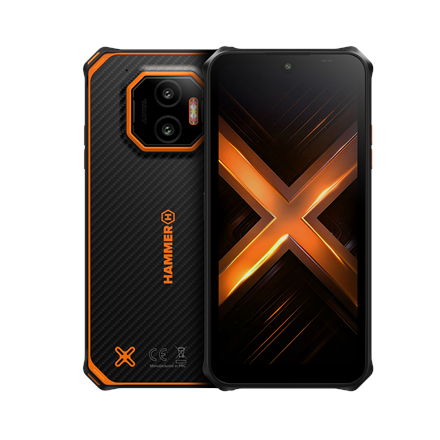 Hammer | Energy X2 | Black/Orange | 6.1 " | IPS | 1560 x 720 pixels | Mediatek | Dimensity 6300 | Internal RAM 8 GB | 256 GB | microSD | Dual SIM | 4G | 5G | Main camera resolution 50 MP | Android | 15 | 5000 mAh - Image 3