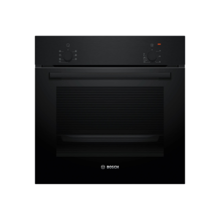 Bosch Oven | HBF010BA1 | 66 L | Electric | Manual | Knobs | Height 59.5 cm | Width 59.4 cm | Black - Image 2