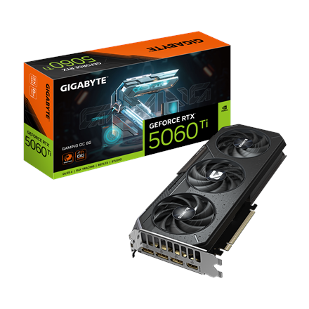 Gigabyte GeForce RTX 5060 Ti GAMING OC 8G | NVIDIA | 8 GB | GeForce RTX 5060 Ti | GDDR7 | HDMI ports quantity 1 | PCI-E 5.0 - Image 3