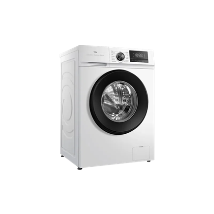 TCL Washing machine | FF1024WA2 | Energy efficiency class A-10% | Front loading | Washing capacity 10 kg | 1400 RPM | Depth 61 cm | Width 59.5 cm | Display | LED | Steam function | White - Image 3