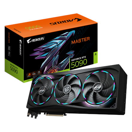 Gigabyte AORUS GeForce RTX 5090 MASTER 32G | NVIDIA | 32 GB | GeForce RTX 5090 | GDDR7 | HDMI ports quantity 1 | PCI-E 5.0 - Image 2