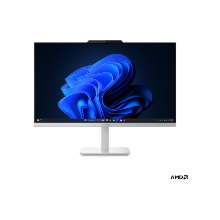 Lenovo A105 24 23.8 FHD AMD R5 40/8GB/512GB/AMD Radeon 610M/WIN11 Home/ENG kbd/Cloud Grey/2Y Warranty | Lenovo AIO | A105 | Desktop | AIO | 23.8 " | AMD Ryzen 5 | 40 | 8 GB | LPDDR5 | 512 GB | No Optical Drive | English | Windows 11 Home | Warranty 24 month(s) - Image 3
