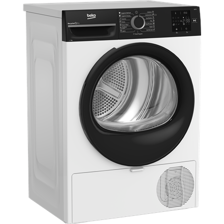 BEKO Dryer Machine | BM3T37249WBB | Energy efficiency class C | Front loading | 7 kg | Digital | Depth 54.5 cm | White - Image 3