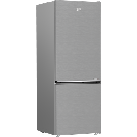 BEKO Refrigerator | B3RCNE564HXB | Energy efficiency class E | Free standing | Combi | Height 192 cm | No Frost system | Fridge net capacity 340 L | Freezer net capacity 150 L | Display | 39 dB | Stainless steel - Image 2