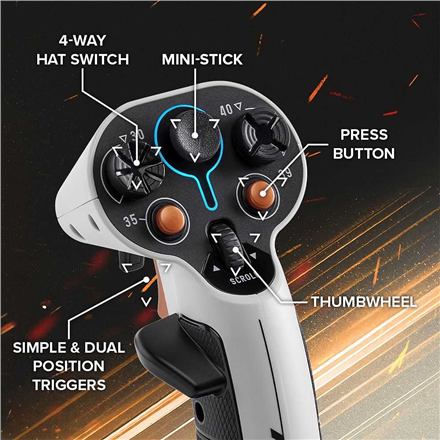 Thrustmaster SOL-R 2 Hosas WW | White/Black - Image 3