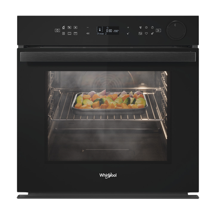 Whirlpool Oven | AKZ9S 8270 FB | 73 L | Electric | Hydrolytic/Pyrolysis | Electronic | Steam function | Convection | Height 59.5 cm | Width 59.5 cm | Black - Image 4
