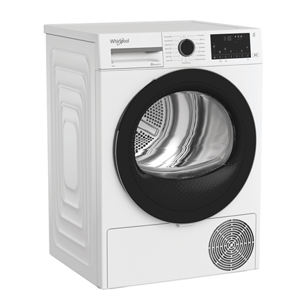 Whirlpool Dryer Machine | WP D9 WBS EE | Energy efficiency class D | Front loading | 9 kg | Heat pump | Digital | Depth 61 cm | White - Image 2
