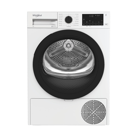 Whirlpool Dryer Machine | WP D9 WBS EE | Energy efficiency class D | Front loading | 9 kg | Heat pump | Digital | Depth 61 cm | White - Image 3