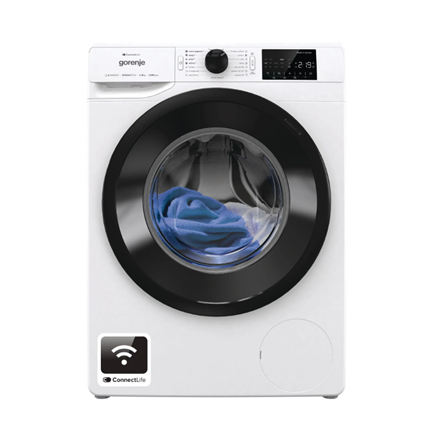 Gorenje Washing machine | WPNEI82A1SWIFI | Energy efficiency class A | Front loading | Washing capacity 8 kg | 1200 RPM | Depth 55 cm | Width 60 cm | Display | LED | Steam function | White - Image 2