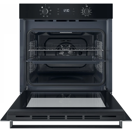 INDESIT Oven | IO K55C B | 71 L | Electric | Catalytic | Electronic | Height 59.5 cm | Width 59.5 cm | Black - Image 4