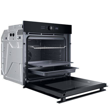 Whirlpool Oven | WOI4S8PM0SBA | 73 L | Electric | Pyrolytic/Hydrolytic | Electronic | Steam function | Height 59.7 cm | Width 59.5 cm | Black - Image 4