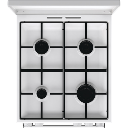 Gorenje Cooker | GG5A14WJ | Hob type Gas | Oven type Gas | White | Width 50 cm | Depth 59.4 cm | 70 L - Image 4