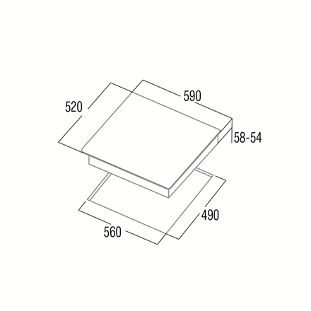 CATA Hob | IB 6403E2 BK | Induction | Number of burners/cooking zones 3 | Touch | Timer | Black - Image 4