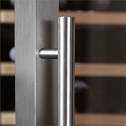 Caso | Wine cooler | WineComfort 660 Smart | Energy efficiency class G | Free standing | Bottles capacity 66 | Stainless steel/Black - Image 3